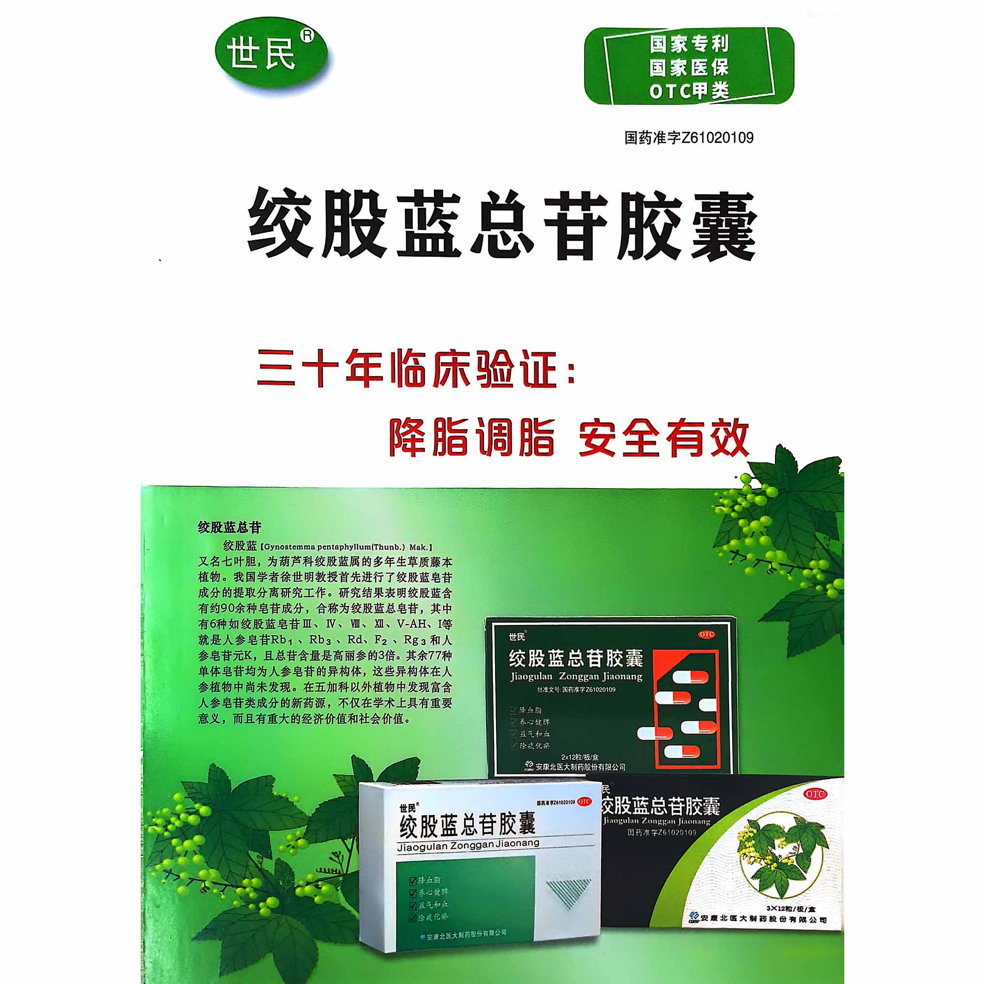 绞股蓝总苷胶囊